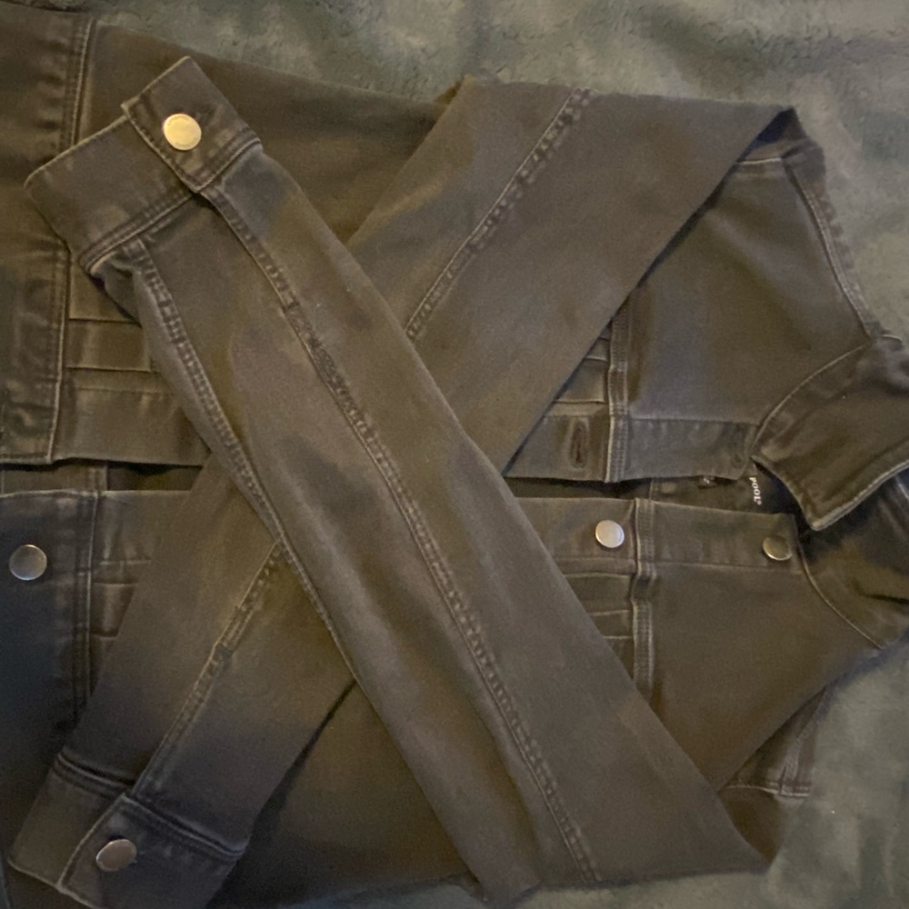 Black Liverpool Jean Jacket